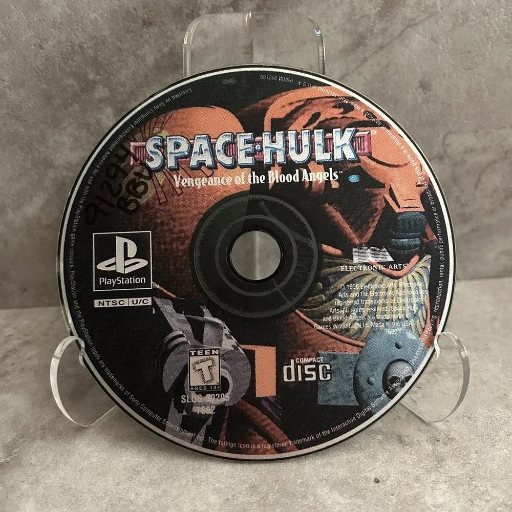 Space Hulk Vengeance of the Blood Angels PS1 Sony PlayStation 1 Disc Only Mint